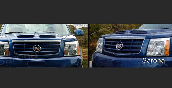 Custom Cadillac Escalade Hood  SUV/SAV/Crossover (2002 - 2006) - $890.00 (Manufacturer Sarona, Part #CD-002-HD)